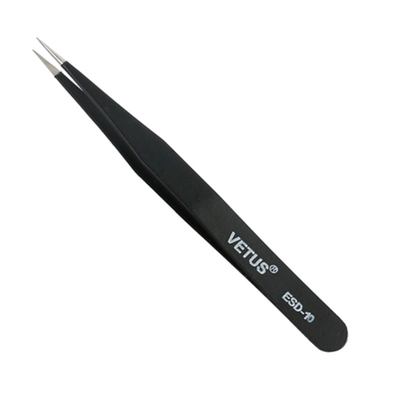 Пинцет для наращивания ресниц VETUS Pink Tweezers High ESD Anti-Static Прочный и прочный пинцет для ресниц