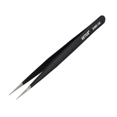 Пинцет для наращивания ресниц VETUS Pink Tweezers High ESD Anti-Static Прочный и прочный пинцет для ресниц