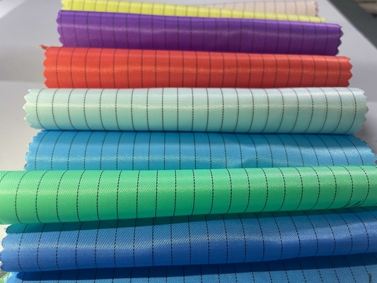 Нашивки тканей 100% полиэстер ткани решетки Twill Esd противостатической проводной противостатические поли для форм
