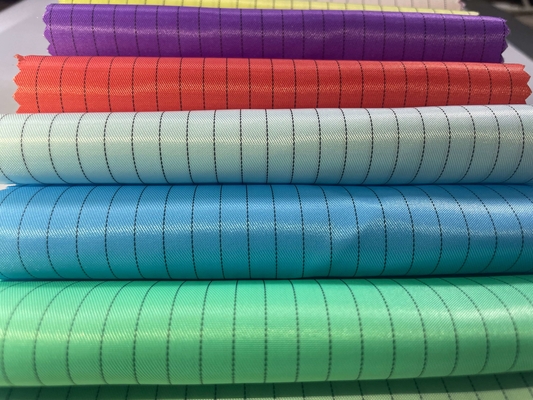 Нашивки тканей 100% полиэстер ткани решетки Twill Esd противостатической проводной противостатические поли для форм