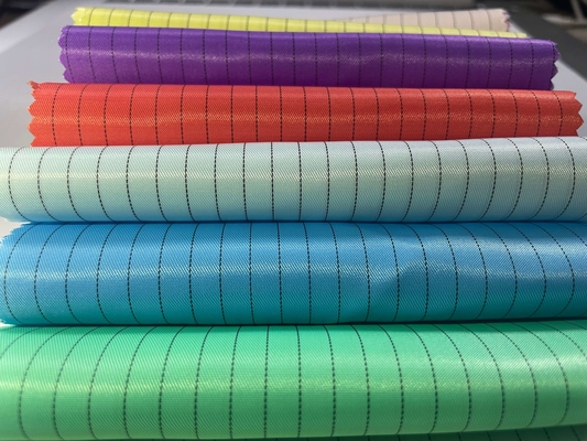 Нашивки тканей 100% полиэстер ткани решетки Twill Esd противостатической проводной противостатические поли для форм