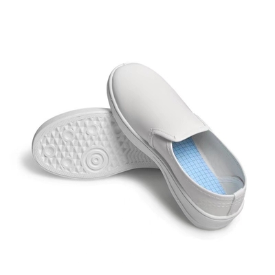 Чистая комната Breathable анти- статический ESD обувает белые ботинки безопасности ESD