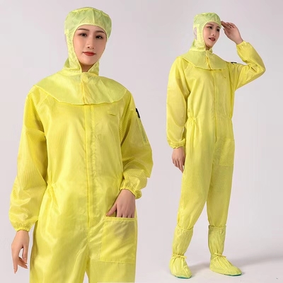 Комната ESD чистая одевает Coverall 100D*100D костюма работника анти- статический