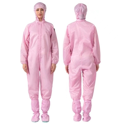 Костюм чистой комнаты шинели ESD проводного волокна анти- статический общий Unisex