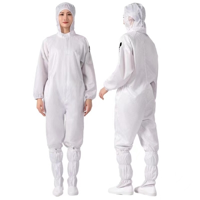 Костюм чистой комнаты шинели ESD проводного волокна анти- статический общий Unisex