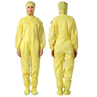 Костюм чистой комнаты шинели ESD проводного волокна анти- статический общий Unisex