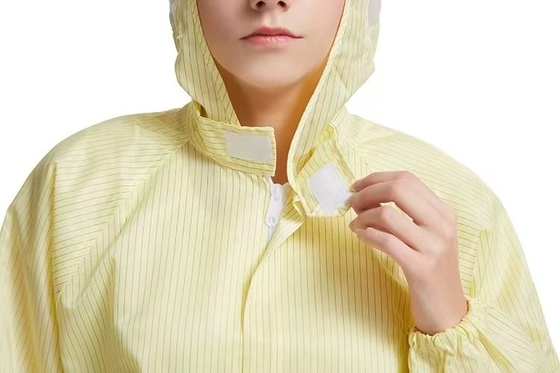 Костюм чистой комнаты свободных от одежд корпии ESD Unisex пылезащитный противостатический