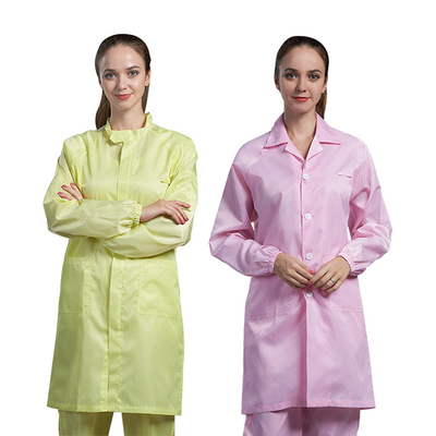 Workwear ESD с капюшоном полиэстера одежд чистой комнаты анти- статического Dustfree