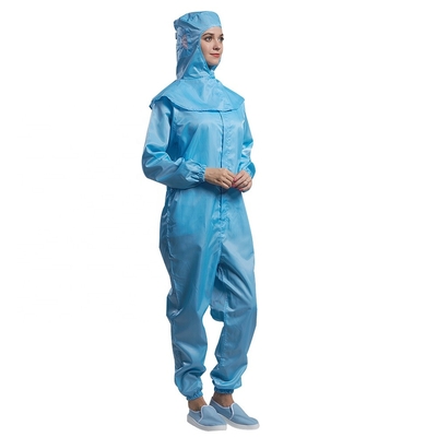 Комбинезон ESD Breathable анти- статических одежд пылезащитный Unisex с молнией