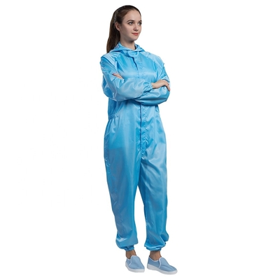 Костюм чистой комнаты Breathable анти- статических одежд мягкий дружественный к Кож