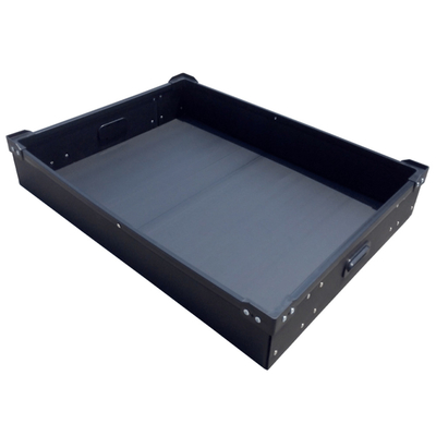 Коробки ESD шкафа SMT безопасные пластиковые придают квадратную форму непахучей коробке PCB ESD подноса компонентной