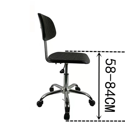 стула лаборатории 330mm стул пены PU анти- статического проводной с Backrest
