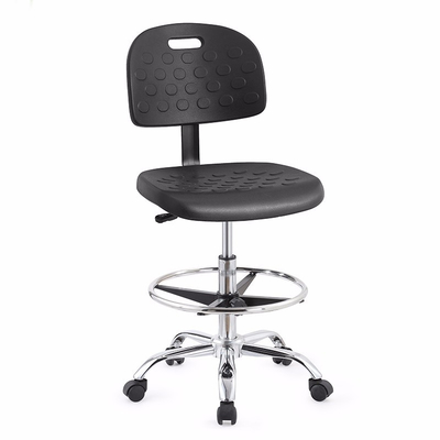 Рамка металла стула лаборатории черного Backrest ESD анти- статическая с трудным пластиковым местом