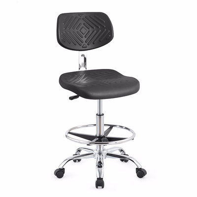 Рамка металла стула лаборатории черного Backrest ESD анти- статическая с трудным пластиковым местом