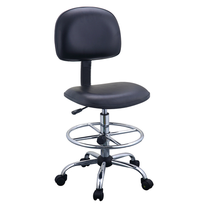 Рамка металла стула лаборатории черного Backrest ESD анти- статическая с трудным пластиковым местом
