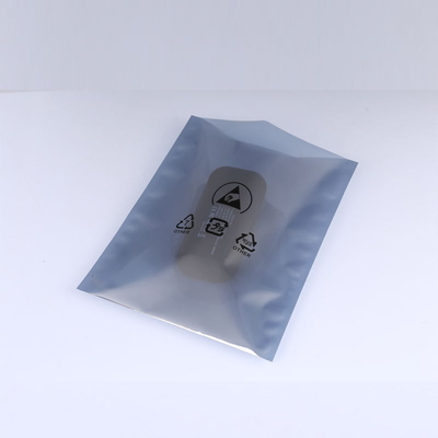 молнии пакета 0.075mm ESD уплотнение анти- статической открытое верхнее алюминиевое заднее