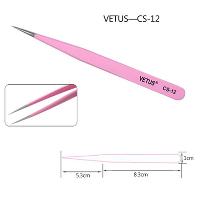 Щипчики нержавеющей стали Eyebow точности щипчиков Vetus ESD 15 противостатические