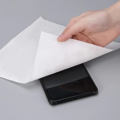Белый счищатель полиэстера чистой комнаты лазера для экрана Maxclean Microfiber